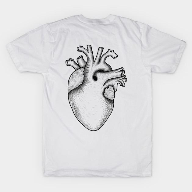 Human heart anatomy,I love my heart by Artardishop